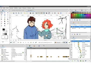 Synfig Studio-dashboard