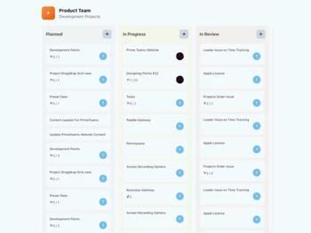 Prime Teams projects