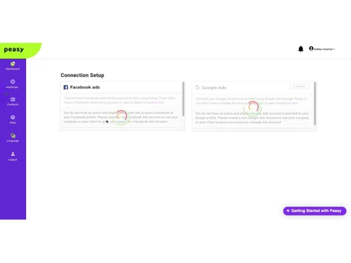 Peasy-connection setup