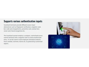 scangard attendance tracking system inputs