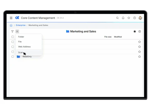 opentext capture-content