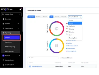 dnsfilter -analytics