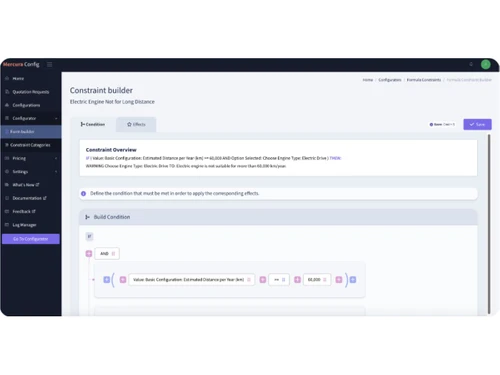 Mercura-constraint builder