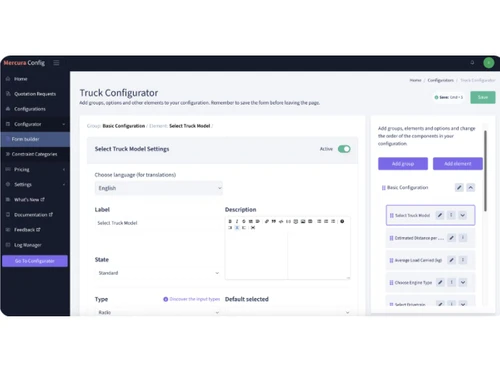 Mercura-form builder