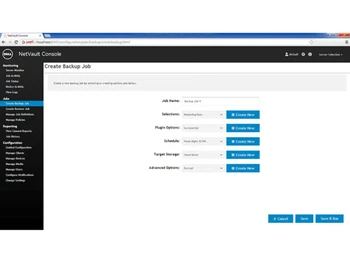Quest NetVault Backup-Create backup job