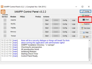 XAMPP-control pannel
