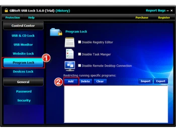 gilisoft usb lock-program