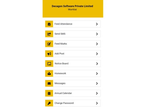 Decagon ERP-attendance