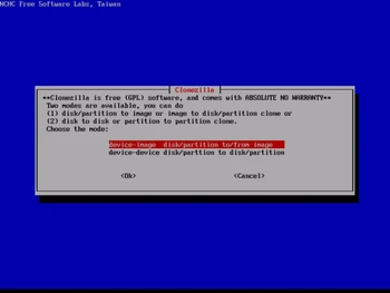 Clonezilla-disk cloning