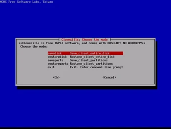Clonezilla-savedisk