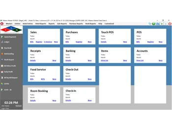 MenuMaster MINI-dashboard