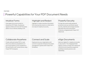 Nuance Power PDF features