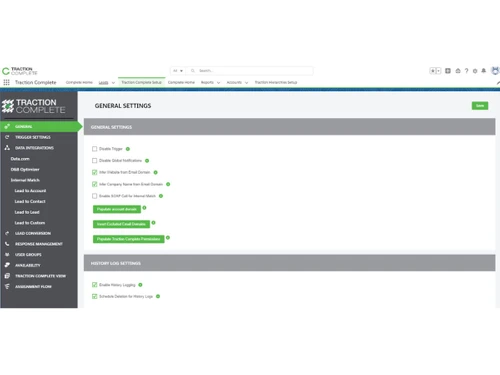 traction complete-settings