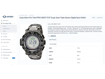 Diffbot-knowledge graph