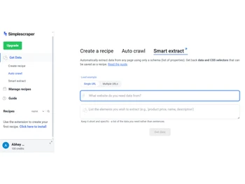 SimpleScraper-smart extract