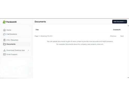 ParakeetAI-documnets