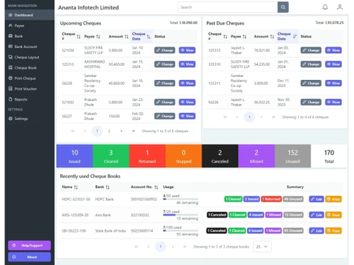 ChequeMaster-dashboard