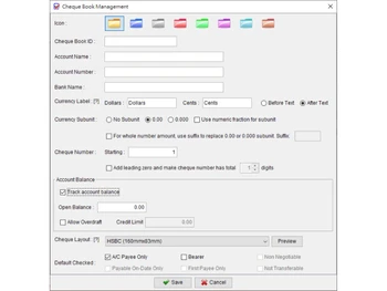 ChequeSystem-create cheque book