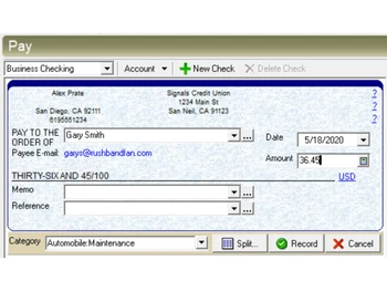 VersaCheck X1-printing