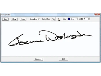 VersaCheck X1-requirements