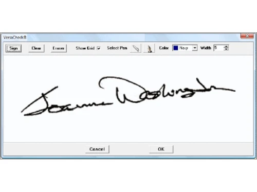 VersaCheck X1-requirements