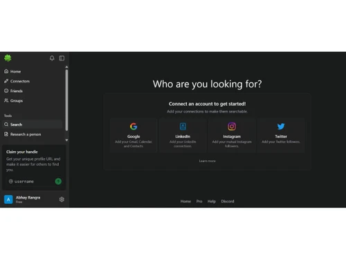Happenstance-AI-dashboard