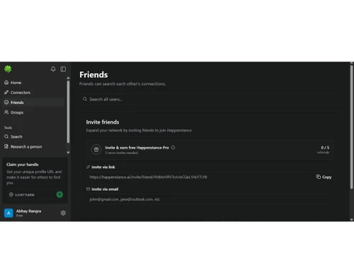 Happenstance AI-friends