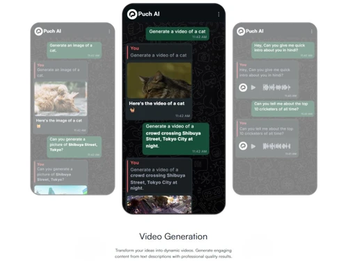 Puch AI-video generation