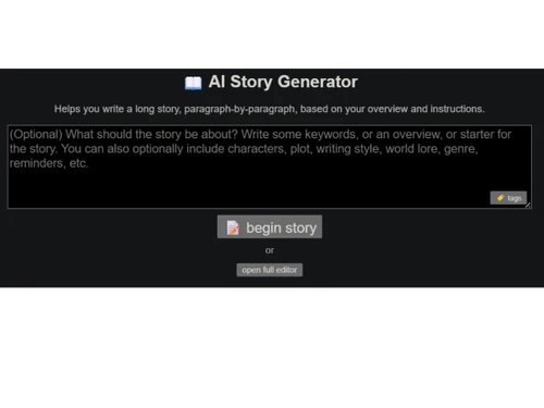 Perchance AI-story generator