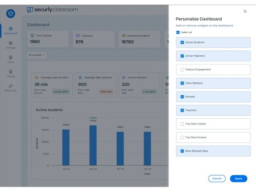 securly classroom-dashboard