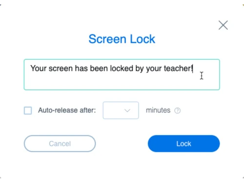 securly classroom-locking