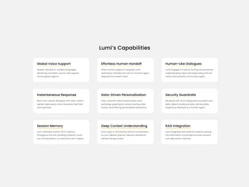 lumi capabilities