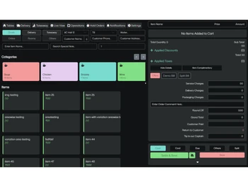Zilicius dashboard
