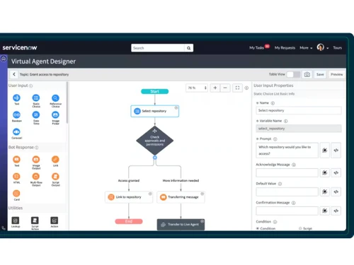 servicenow virtual agent-designer