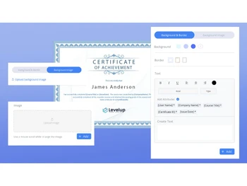 Levelup LMS-course certificates