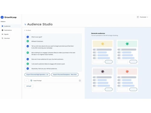 GrowthLoop-audience studio