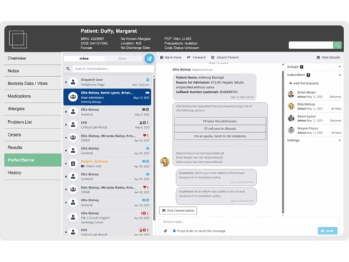 perfectserve-interface