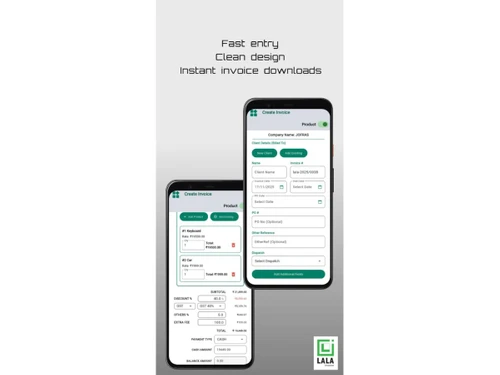 Lala invoice-downloads