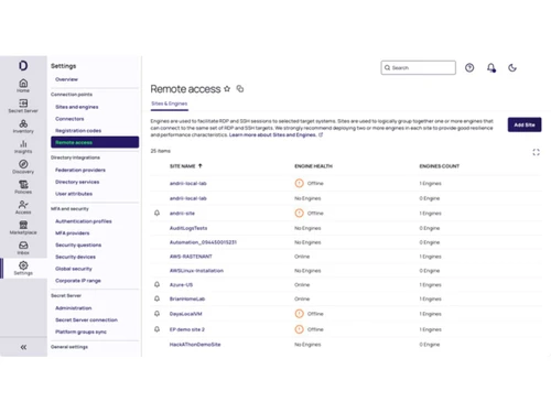 Delinea-remote access