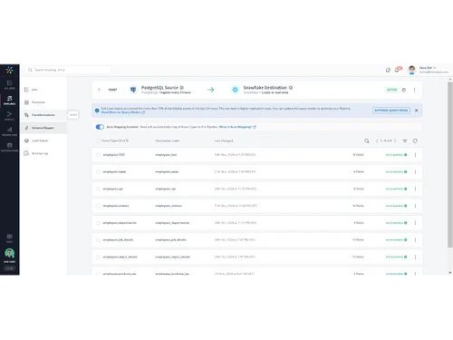 Hevo Data-schema mapping