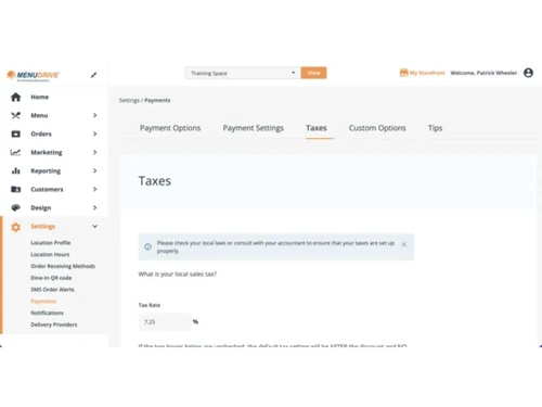 menudrive-taxes