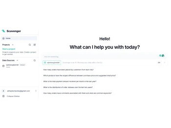 Scavenger AI-dashboard