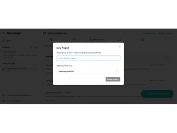 Scavenger AI-new projects