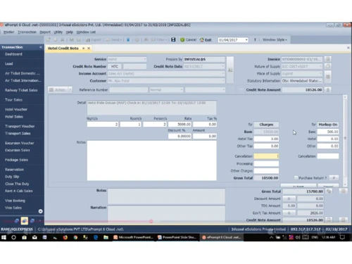 ePrompt 6 Cloud.Net-charges