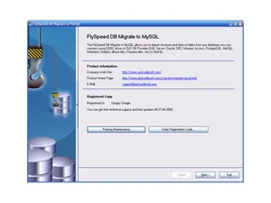 flyspeed db migrate to mysql-information