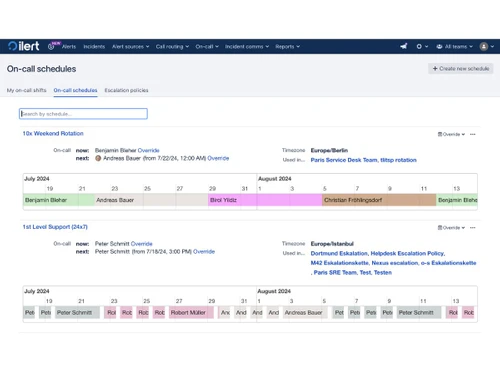 ilert-schedules