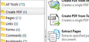 PDF Tools different tools