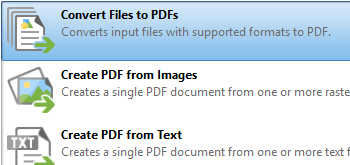 PDF tools format