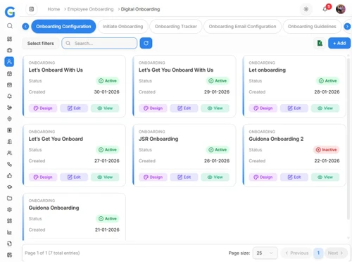 WorkEdge HR Dashboard