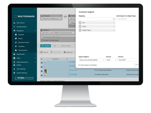 Stibo Systems MDM-custom export